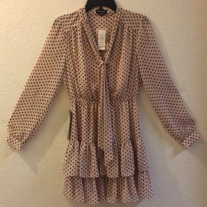 Bebe polka dot dress